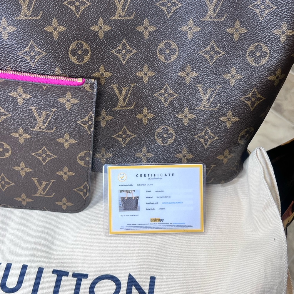 Louis Vuitton Brown Monogram Canvas Tote